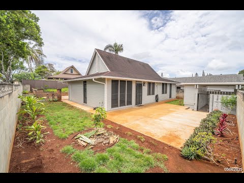95 544 Naholoholo St, Mililani, HI home video tour