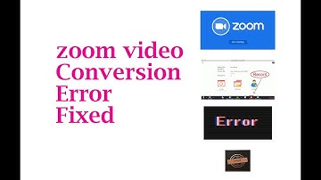 Zoom || conversion of zoom file into MP4 || Video Conversion Error Fixed || UOL Learning Channel