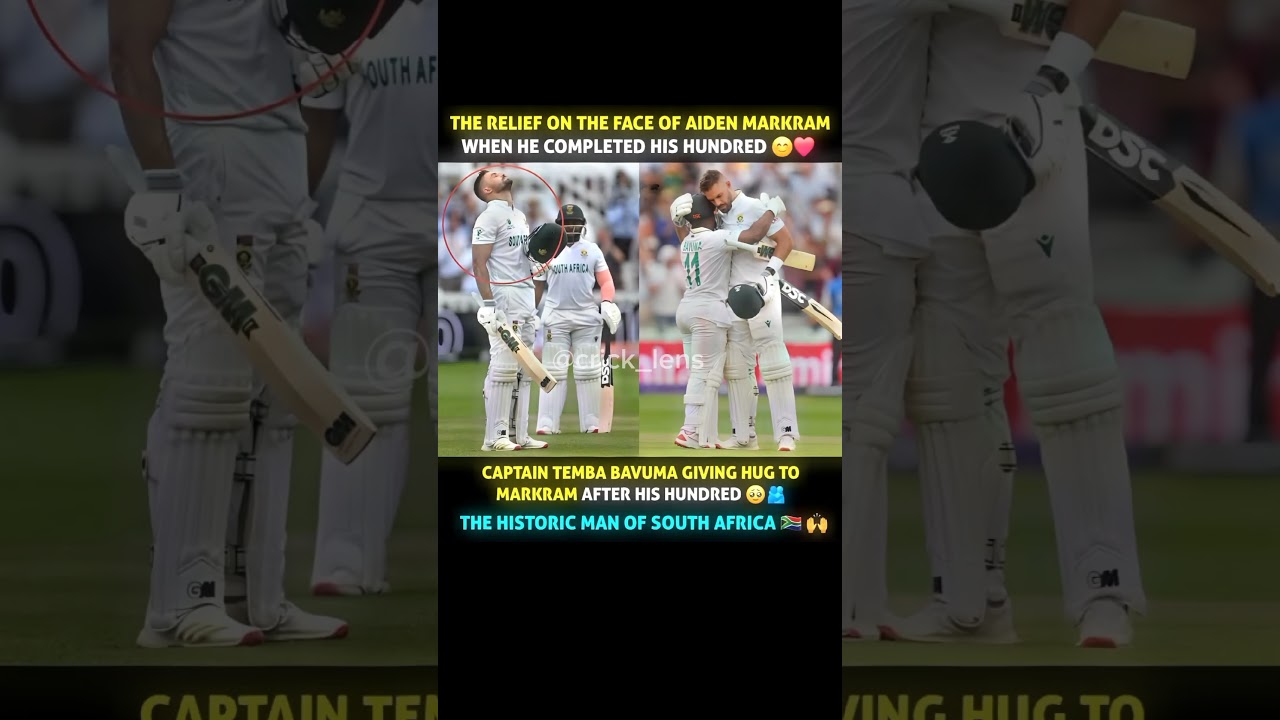 "Markram’s Magical Ton 💯🤗🇿🇦" | 