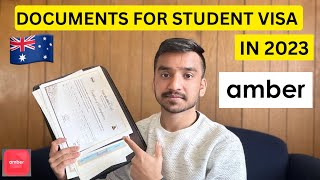 DOCUMENTS REQUIRED FOR STUDENT VISA IN AUSTRALIA 2023??