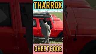 THARROX CAR CHEET CODE Indian Bike Driving 3D New Update  #gaming #shorts