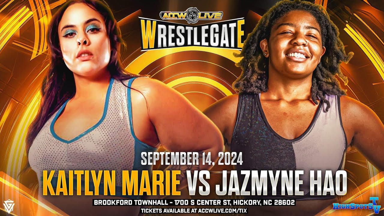 Jazmyne Hao vs Kaitlyn Marie - ACCW; WRESTLEGATE (9-14-24)