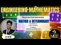 DIPLOMA 2ND SEMESTER | MATHEMATICS | MATRIX INTRODUCTION & PROPERTIES (BENGALI)