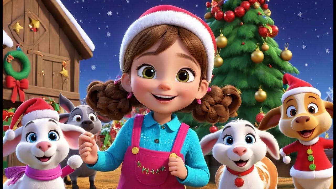 Old MacDonald’s Christmas Farm | Holiday Animal Song for Kids | Nursery Rhymes and Baby Learning