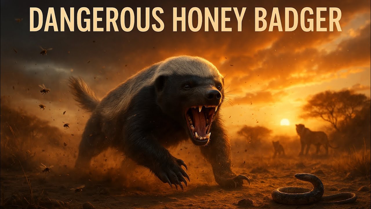 🔥 THE MOST FEARLESS ANIMAL ON EARTH: The Honey Badger’s Wild Life