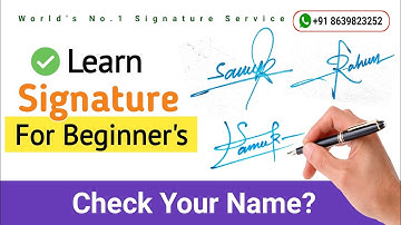 ✅ Learn Signature For Beginners | Simple Signature Style | Signature Style Of My Name #Signature