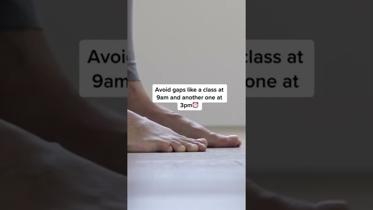 How to make a College Schedule! 