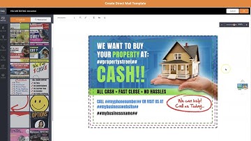 Real Estate Investors - How to Build A Mail Merge Postcard With Shapes