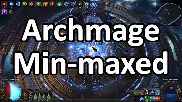50K ES Manaman Archmage Int-stack Caster min-maxed build showcase in Standard League