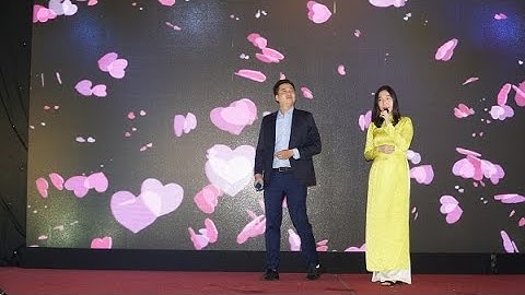 Tiết mục  "Cơn mưa tình yêu" biểu diễn văn nghệ Intimex Group 2020