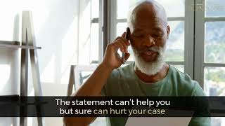 Dont Give The Adjuster A Recorded Statement