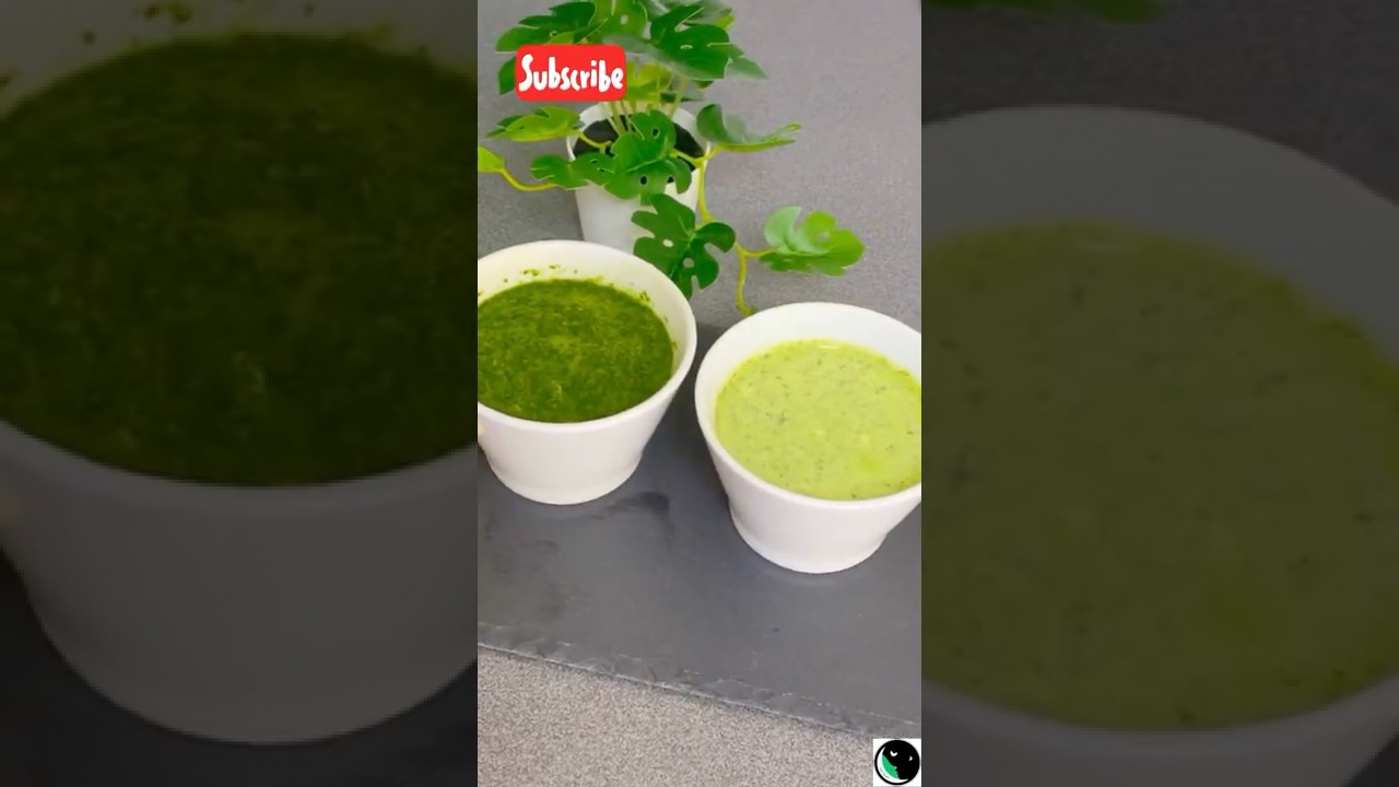 2 Ways to Make Green Chutney | Restaurant Style Coriander Chutney 