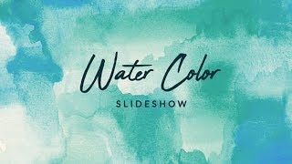 After Effects Template: Watercolor Slideshow