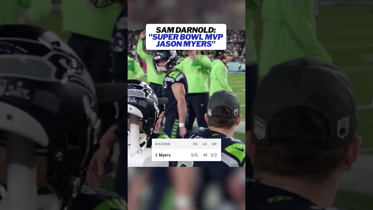 Jason Myers was one of the MVPs of the Super Bowl 