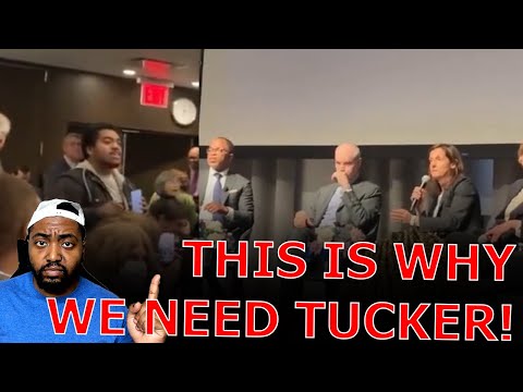 Anti-War Activist CONFRONTS Liberal Media Executives On Tucker Carlson Firing & Russia Ukraine War!