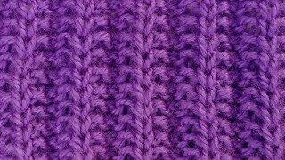 Вяжем популярную РЕЗИНКУ спицами ПАТРОНТАШ Knitting pattern - PROпетельки