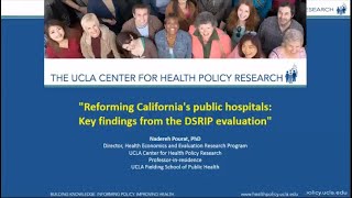 Reforming California's Public Hospitals: Key Findings from the DSRIP Evaluation