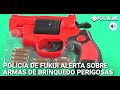 Perigo para sociedade: arma de brinquedo tem a mesma estrutura de uma real