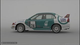 Petronas PERT rally car in GranTurismo Sport