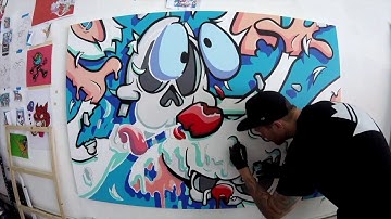 Matt Gondek paints Pinky and the Brain