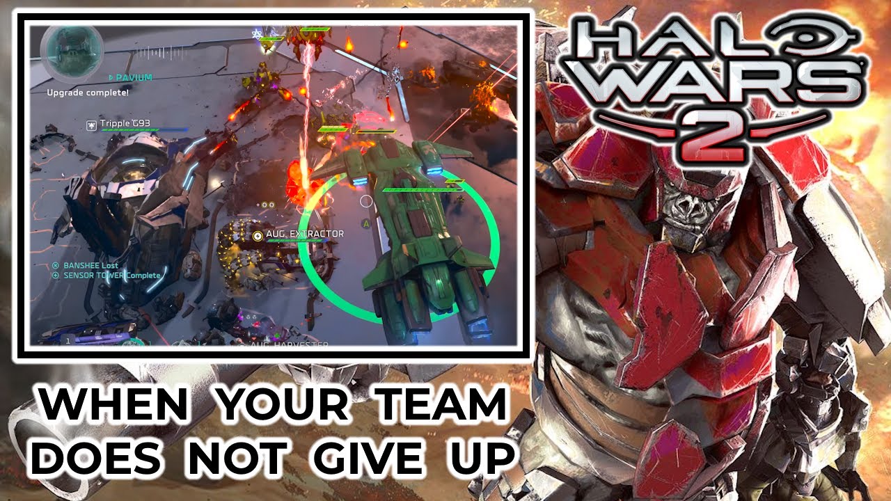 Halo Wars 2: Commentating 3 vs 3 Pavium's Saved By Condors And Atriox Army