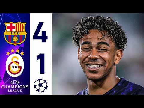 Barcelona vs Galatasaray 4-1 Highlights | All Goals & Extended Highlights | Champions League 2026