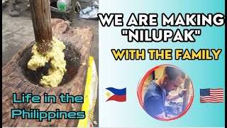 WE ARE MAKING NILUPAK | WITH THE FAMILY | american&filipina couple