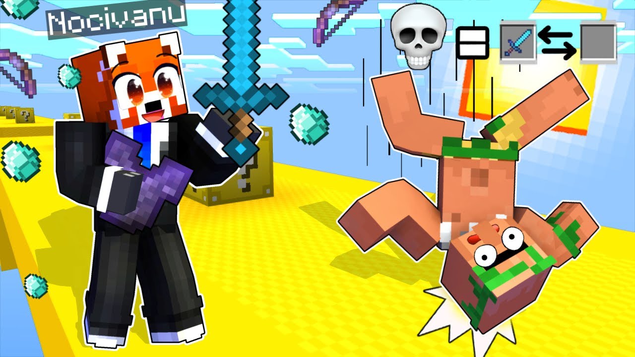 LUCKY BLOCKS RACE, dar DONEZI ITEMELE DACA MORI! L-am Distrus RAU