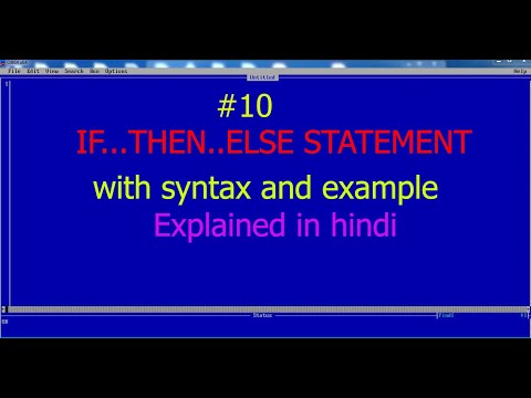 IF THEN ELSE|Qbasic|control_statement_#2|