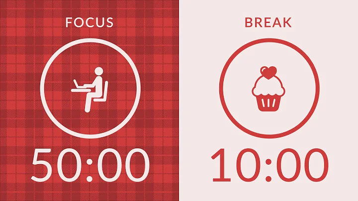 50/10 Pomodoro Timer with Brown Noise ❤️ 6-Hour Study with Me for Deep Focus & ADHD ✨