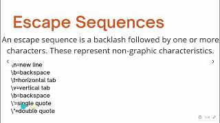 Escape Sequences in C++ | in Hindi Explained : \b \t \n Use of Non-Graphic characters For Beginners