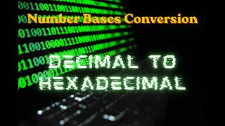 Converting decimal to hexadecimal