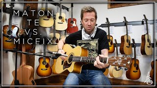 Maton EBG 808C TE vs. MicFix