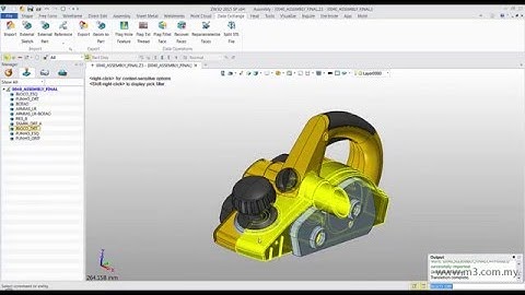 0020_ZW3D - Translate CATIA V5 to Parasolid - Assembly Parts