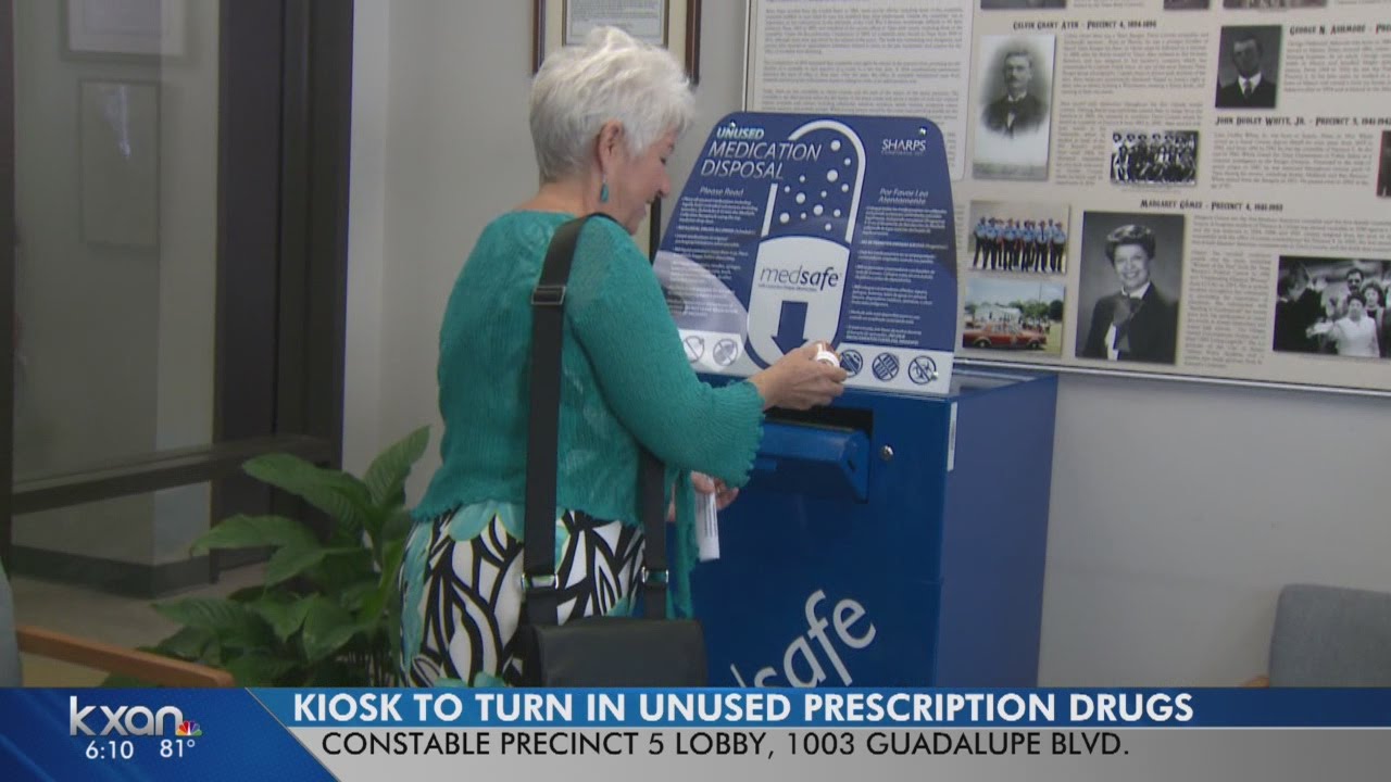 New prescription drug disposal kiosk unveiled