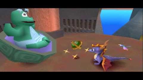 Spyro 2 Gateway to Glimmer Walkthrough Part 10  - Sunny Beach [1-2]
