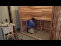 Anchoring the Sauna Benches Anchoring the Sauna Benches