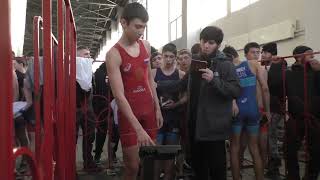 Взвешивание борцов до 51 кг на СКФО 2024 среди юношей до 18 лет, Владикавказ.