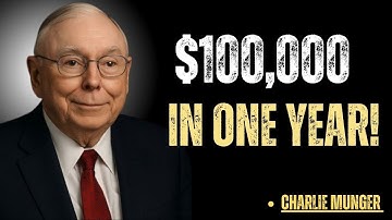 Charlie Munger: How to Save Your First $100,000 FAST