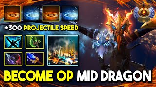 TRULY BECOME OP MID Jakiro Aghs Scepter + Parasma Build IMBA +300 Projectile Speed 7.35b DOtA 2