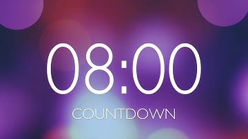 8 Minute Timer with Relaxing Music and Alarm 🎵⏰