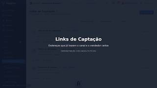 Viagilize: Links de Captação | tutorial do sistema para agências de viagens