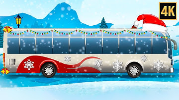 Transport Bus, Christmas Special + More Vehicles for Kids