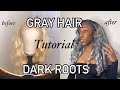 GRAY/SILVER HAIR W DARK ROOTS | BIRTHDAY EDITION