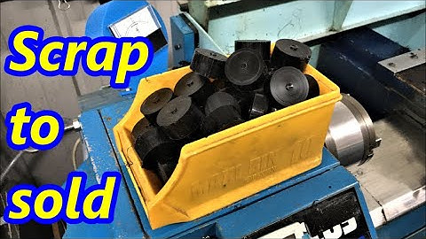 Small cnc lathe using up delrin scrap. Soft jaws, slot drill, insert for aluminium.