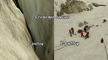 Mountaineering rescue techniques C-pulley & Z-pulley system | step by step tutorial | basic rescue