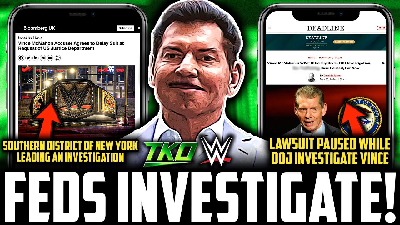 WWE Vince McMahon FEDERAL INVESTIGATION | LAWSUIT PAUSED | Gable CONTRACT EXPIRING | AEW WBD Talks?