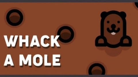 Whack a mole | 2 player games | Episode 252.