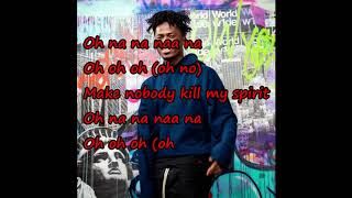 Kwesi Arthur- KILL MY SPIRIT ft Sarkodie (LYRICS VIDEO)