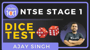 Dice Test | Mental ability | NTSE Stage 1 | Maths 101 | Ajay singh